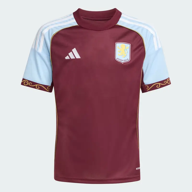 Maglia Home Aston Villa FC 25/26 bambini e bambine Maroon miniatura 4