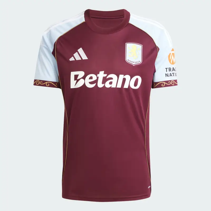 Maglia Home Aston Villa FC 25/26 Maroon miniatura 4