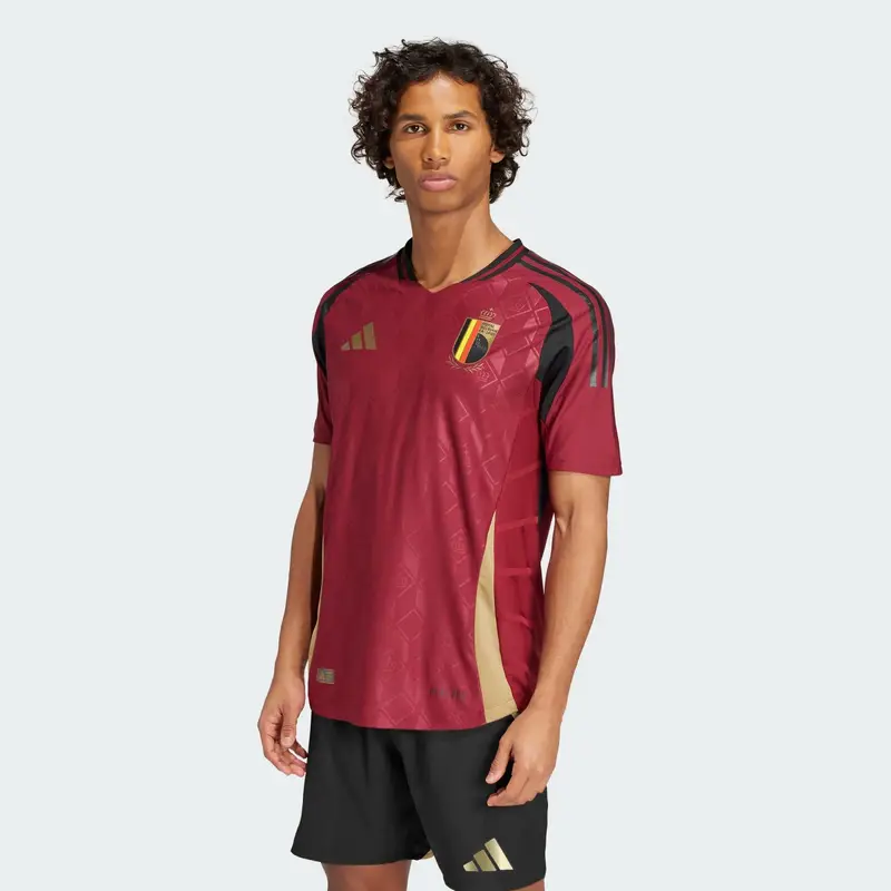 Maglia Home Authentic 2024 Belgium | Adidas Rosso carminio