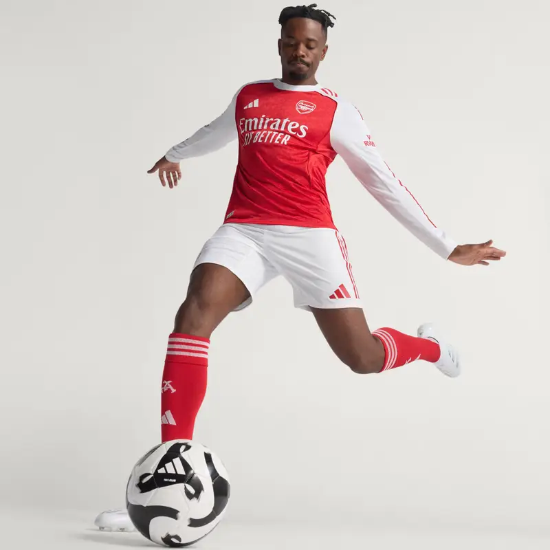 Maglia Home Authentic 25/26 Long Sleeve Arsenal FC Better Scarlet miniatura 4