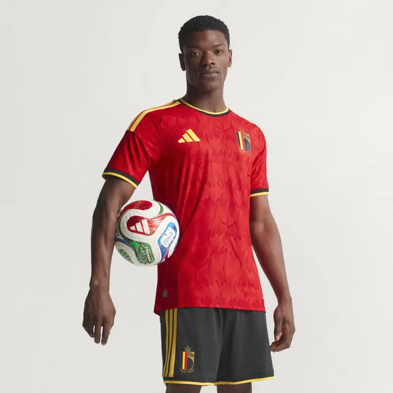 Maglia Home Authentic 26 Belgium Red