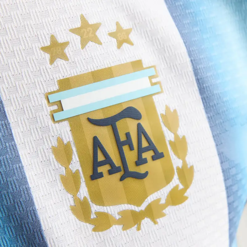 Maglia Home Authentic Argentina 26 White miniatura 3