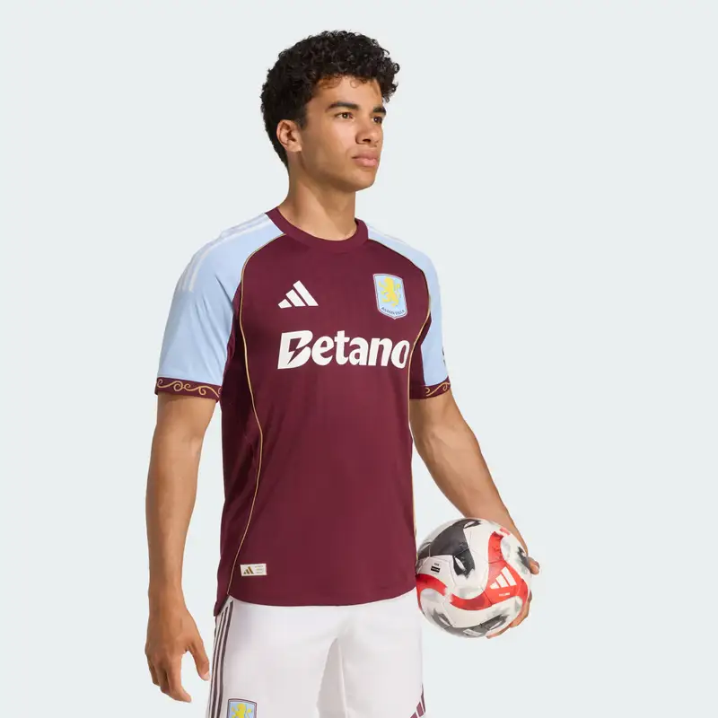 Maglia Home Authentic Aston Villa FC 25/26 Maroon miniatura 3