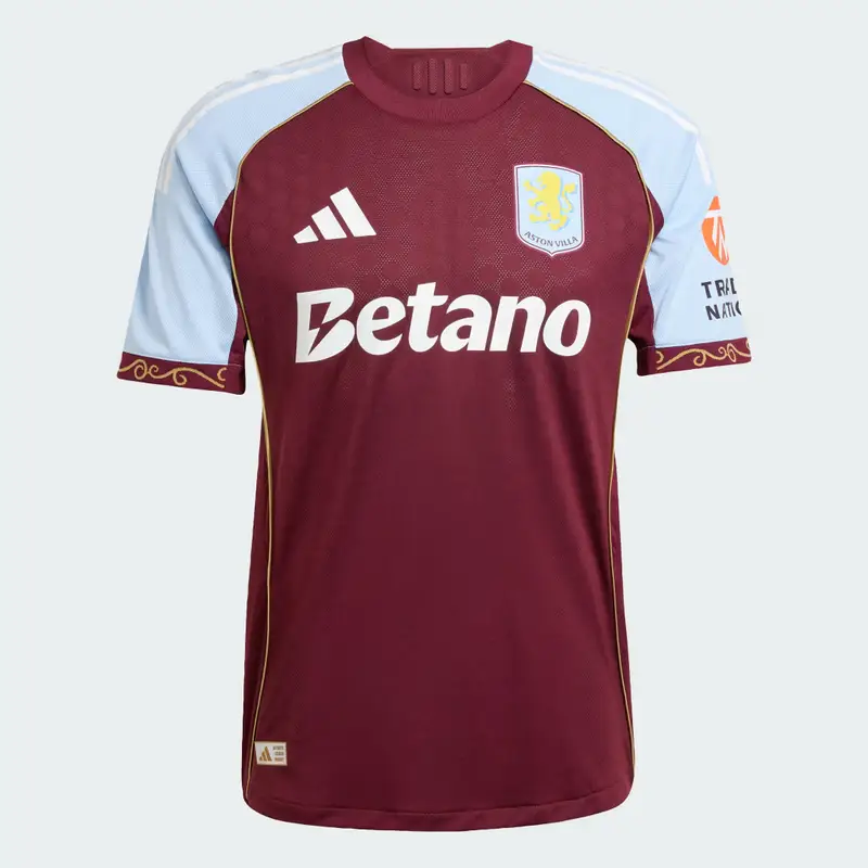 Maglia Home Authentic Aston Villa FC 25/26 Maroon miniatura 4