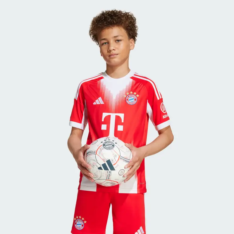 Maglia Home Bayern Monaco 25/26 bambini Red miniatura 2