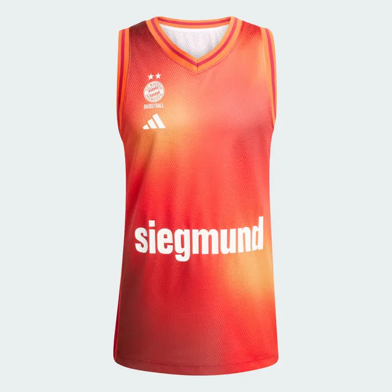 Maglia Home FC Bayern Basketball Glow Orange miniatura 4