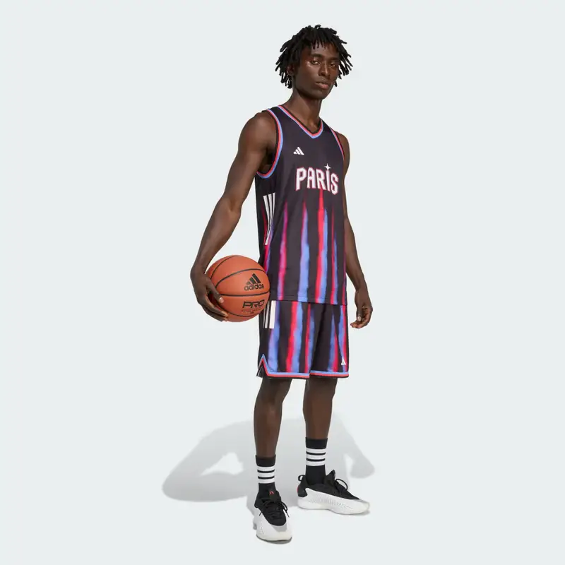Maglia Home Paris Basketball Uomo Black miniatura 3