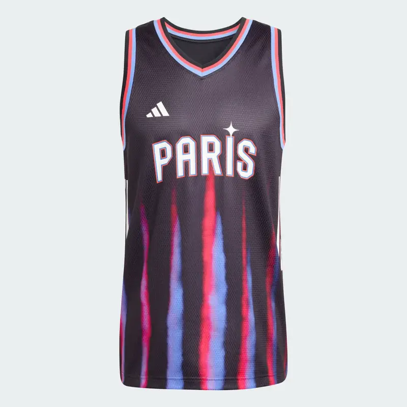 Maglia Home Paris Basketball Uomo Black miniatura 4