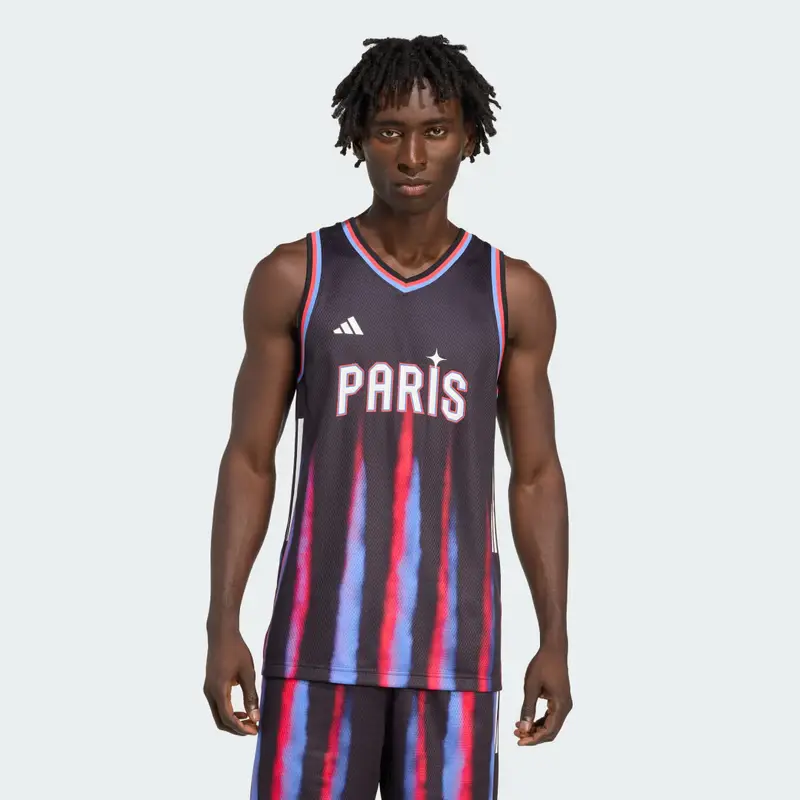 Maglia Home Paris Basketball Uomo Black