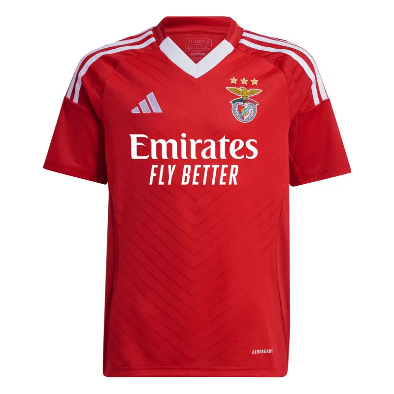 Maglia Home per bambini Benfica Lisbonne 2024/25 Rouge