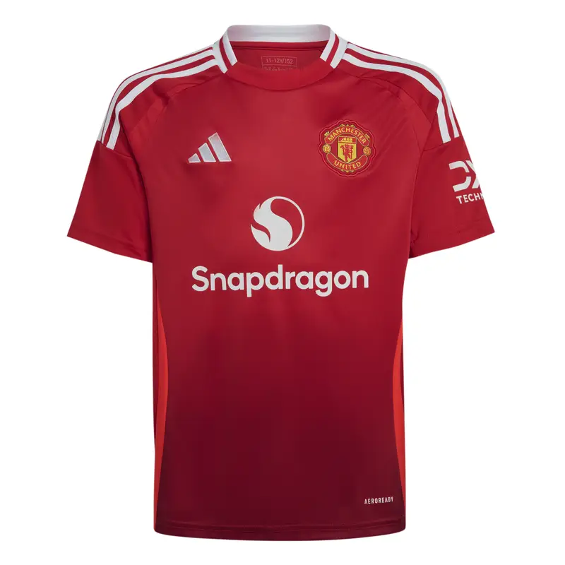 Maglia Home per bambini Manchester United 2024/25 Rouge