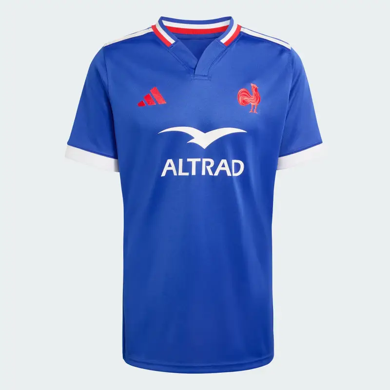 Maglia Home Replica Rugby Francia Semi Lucid Blue miniatura 4