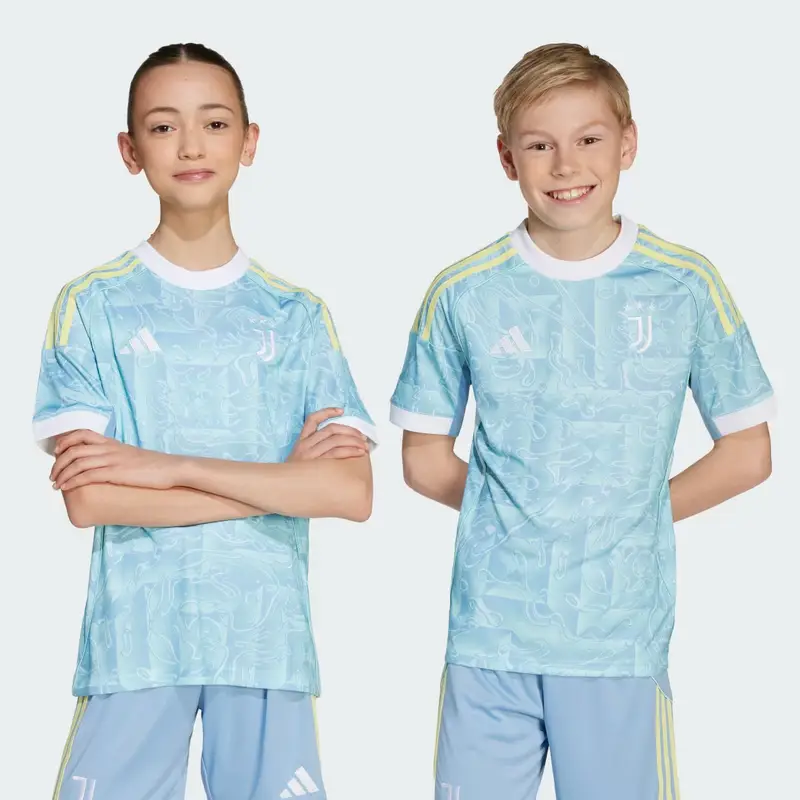 Maglia Juventus 25/26 Away Bambini Ash Blue