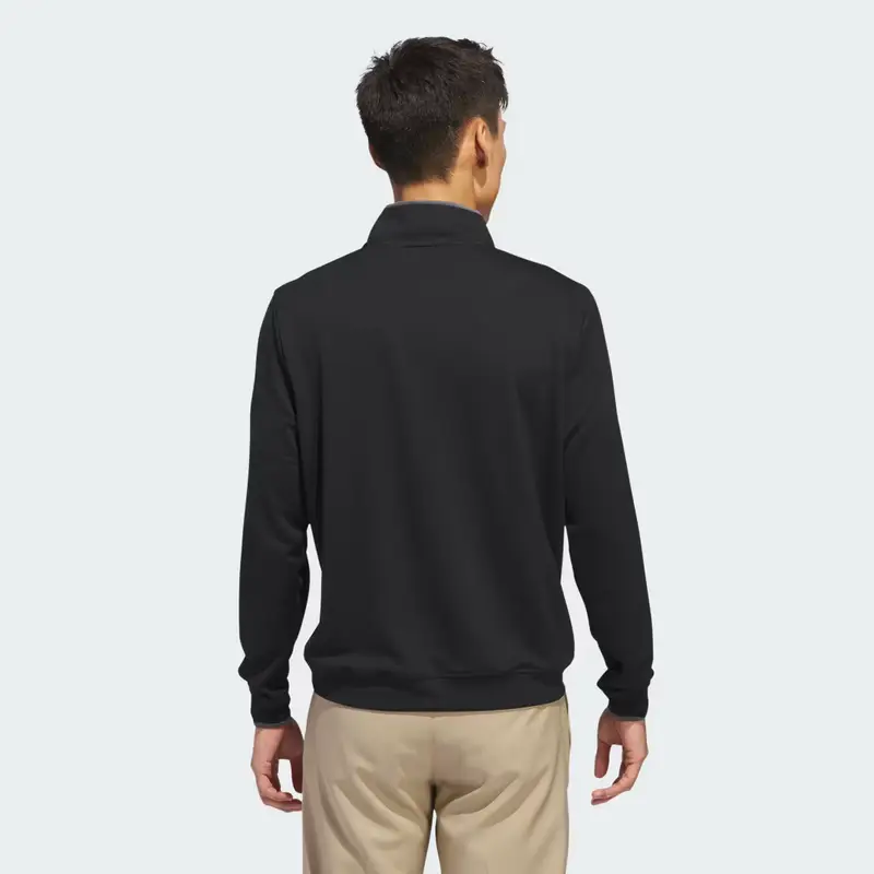 Maglia Lightweight Half-Zip Black miniatura 2