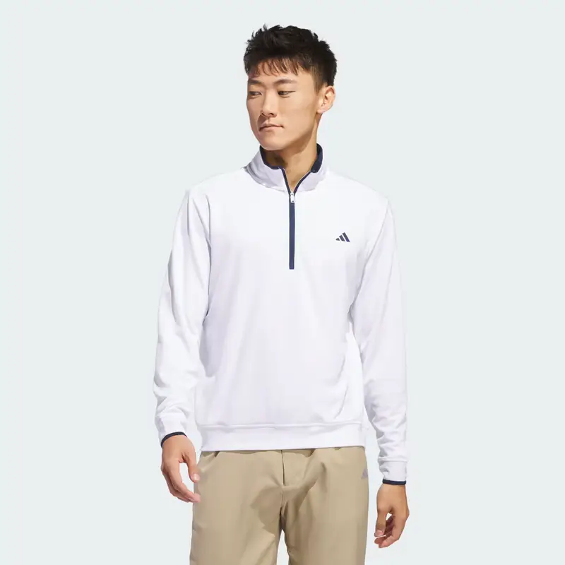 Maglia Lightweight Half-Zip White