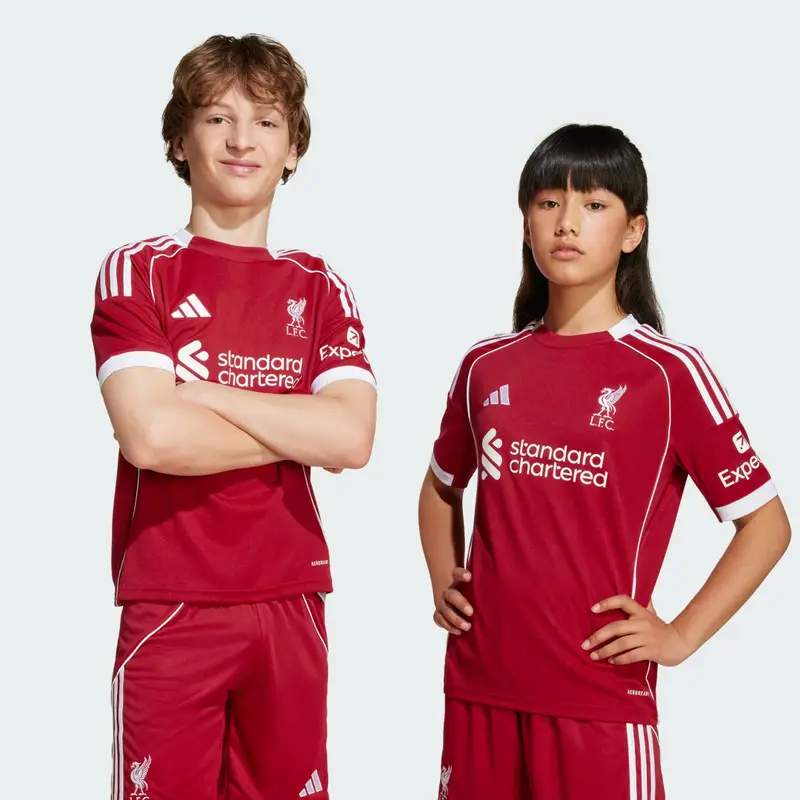 Maglia Liverpool FC 25/26 Home Bambini Strawberry Red