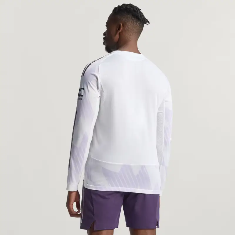 Maglia Manchester United 25/26 a manica lunga da trasferta autentica White miniatura 2