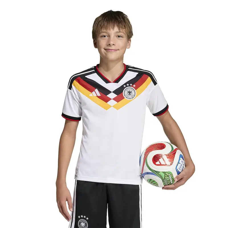 Maglia Maniche Corte Home Germania Bianco Bambino 13-14 Anni