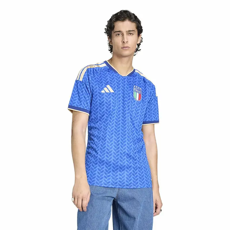 Maglia Maniche Corte Home Italia Blu Uomo M