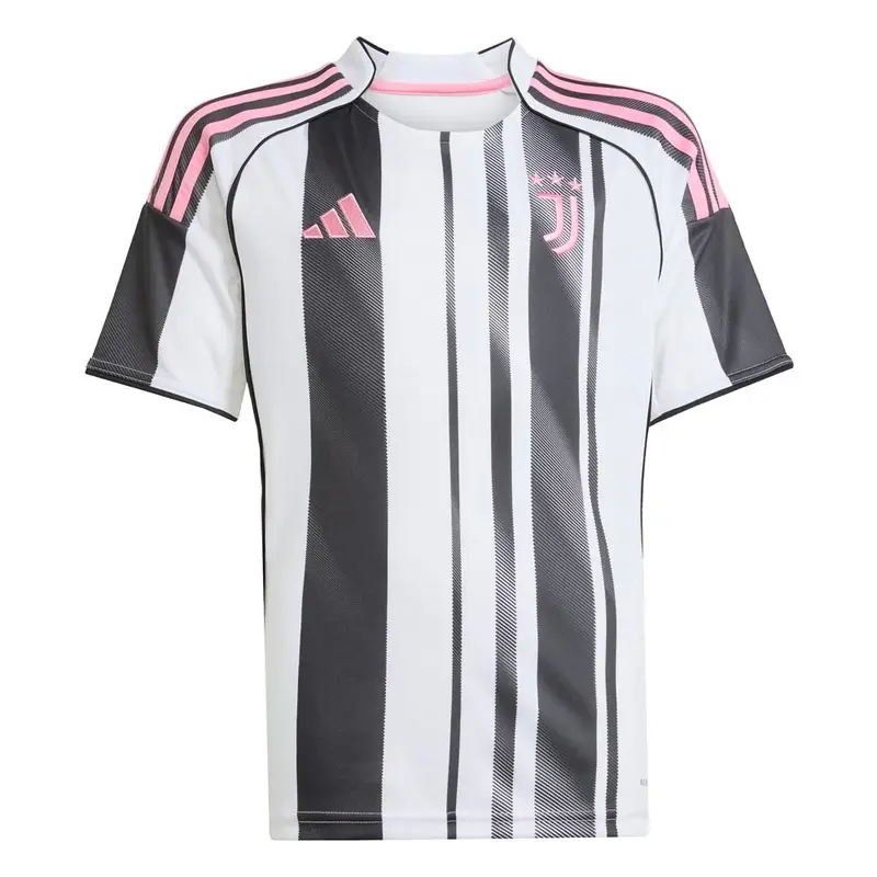 Maglia Maniche Corte Juve Home 25 26 Bianco Nero Bambino 13-14 Anni