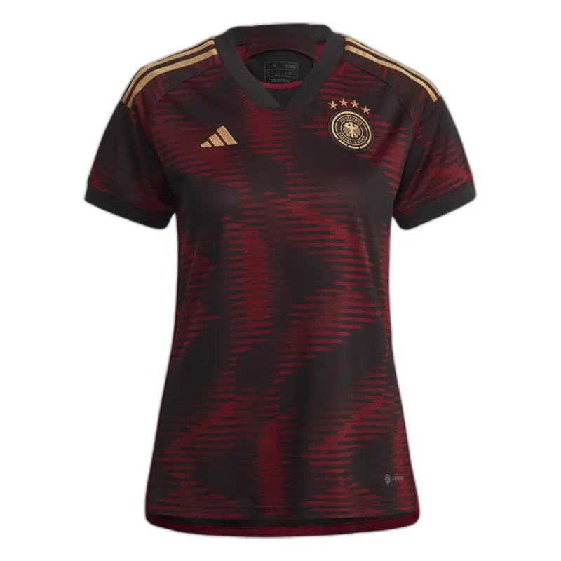 Maglia outdoor femminile per i Mondiali di calcio del 2022 Allemagne Noir