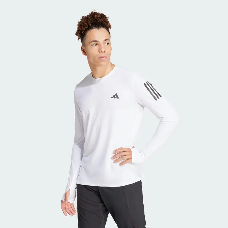 Maglia Own the Run Long Sleeve | Adidas Bianco