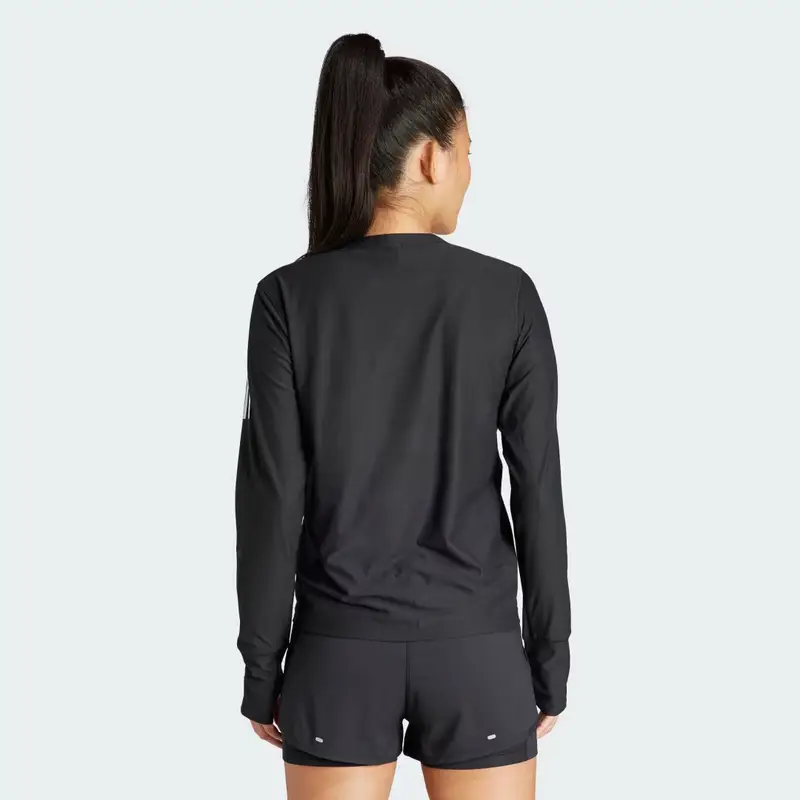 Maglia Own the Run Long Sleeve Black miniatura 2