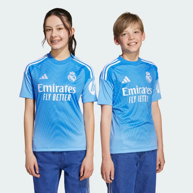 Maglia portiere Casa Bambini e Bambine Real Madrid 25/26 Blue Burst