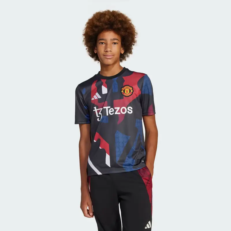 Maglia Pre-Match 24/25 Junior Manchester United FC Black