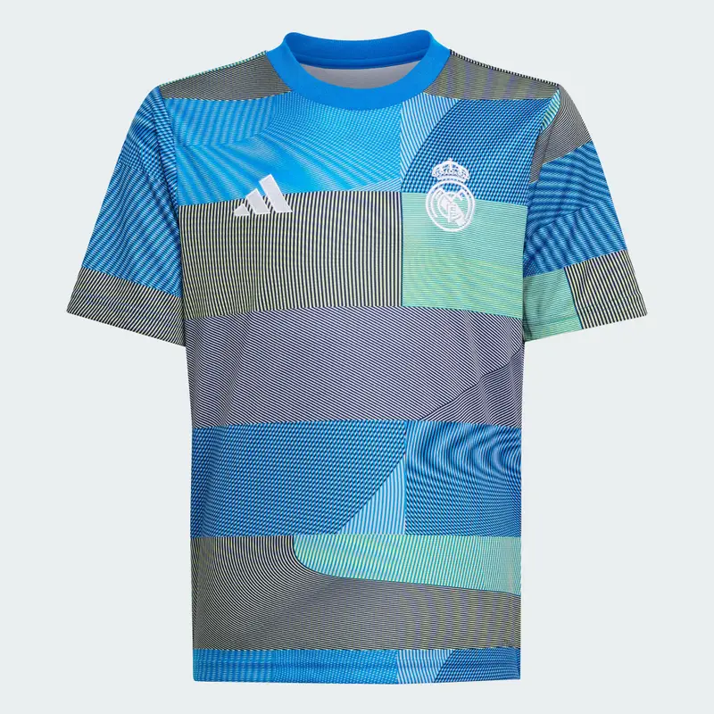 Maglia Pre-Match 25/26 Junior Real Madrid Blue Bird miniatura 4