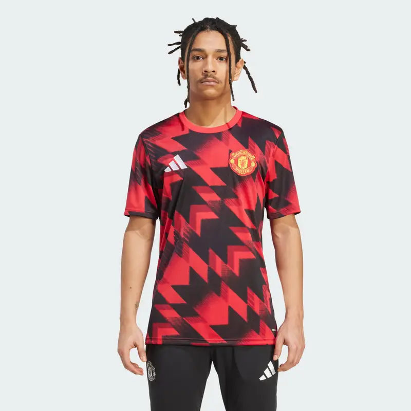 Maglia Pre-Match 25/26 Manchester United FC Mufc Red