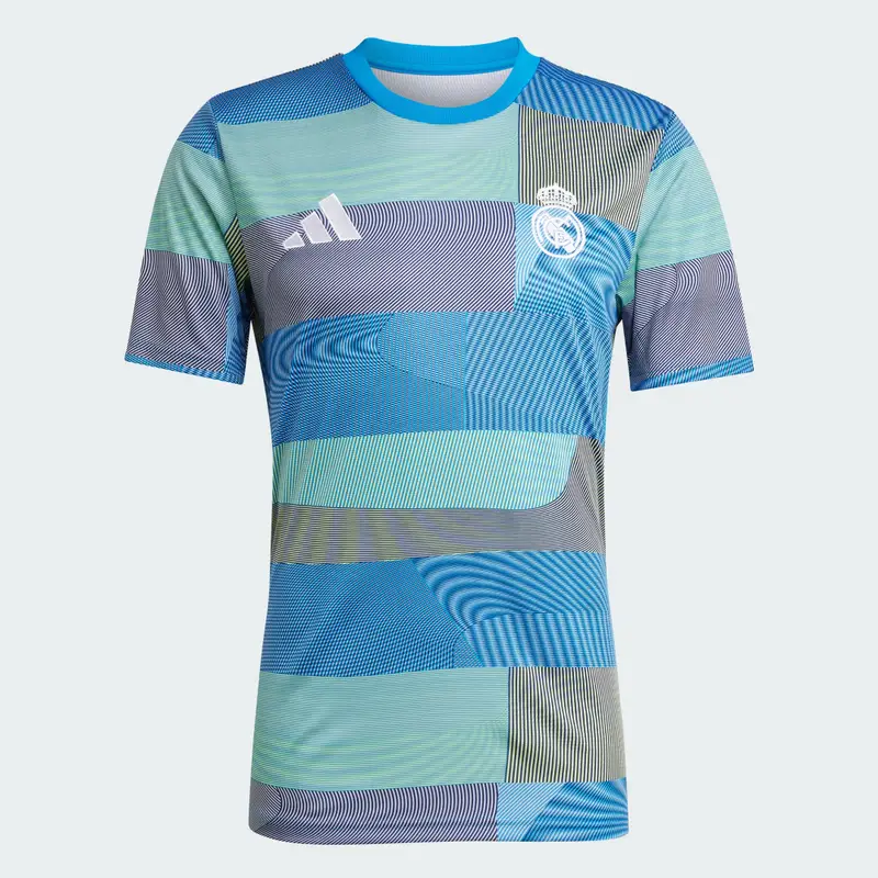 Maglia Pre-Match 25/26 Real Madrid Blue Bird miniatura 4