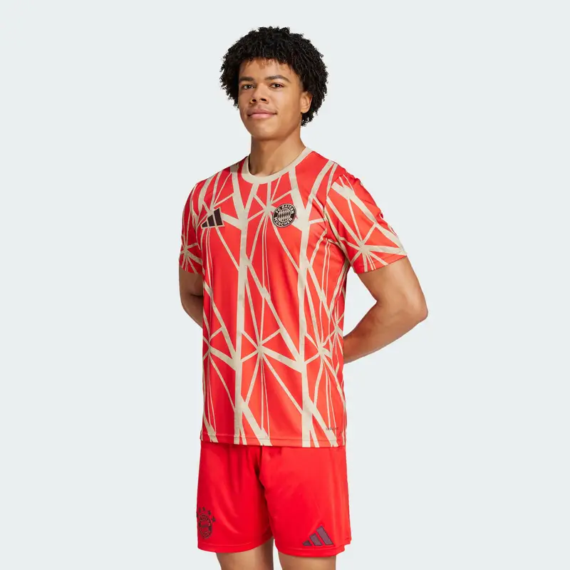 Maglia Pre-Match FC Bayern München | Adidas Rosso