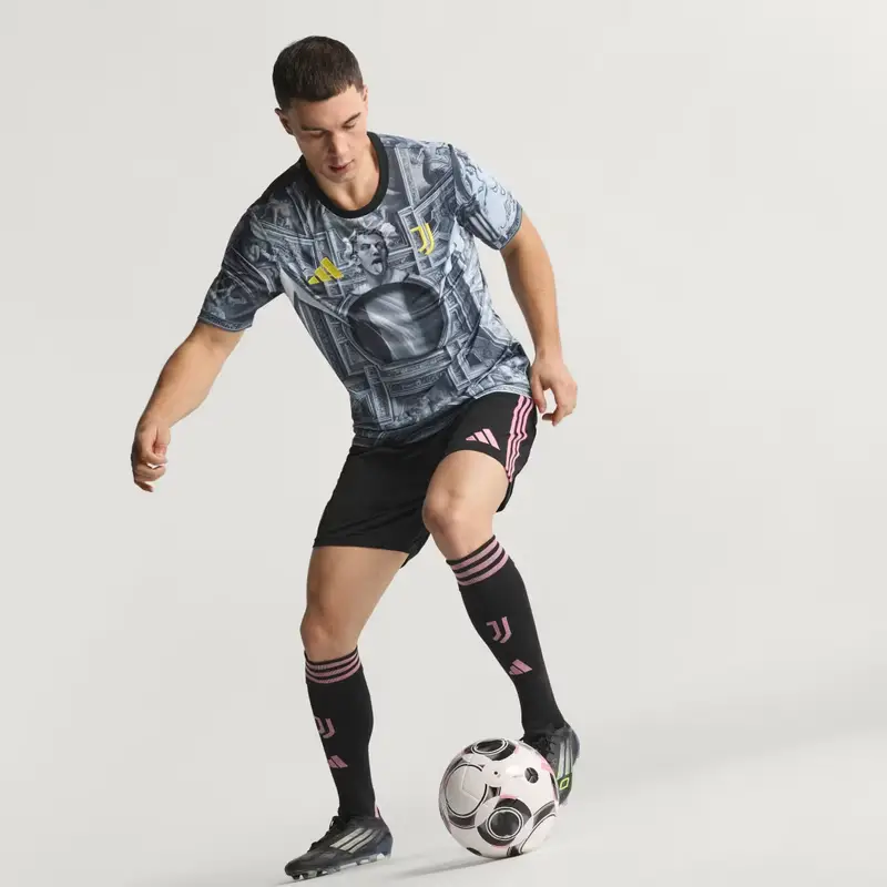 MAGLIA PRE-MATCH JUVENTUS 25/26 Black miniatura 3