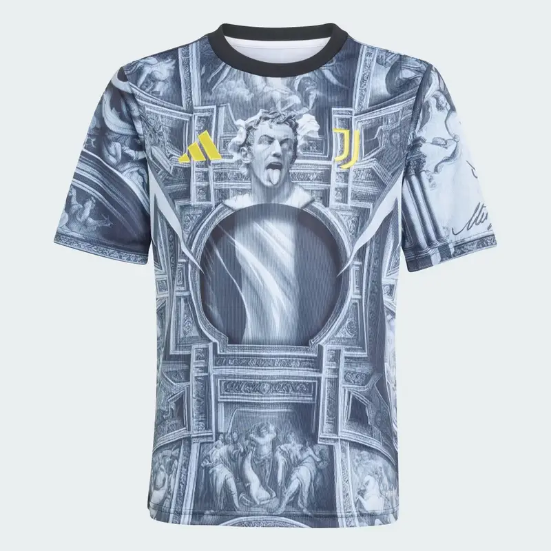 MAGLIA PRE-MATCH JUVENTUS 25/26 JUNIOR Black miniatura 4