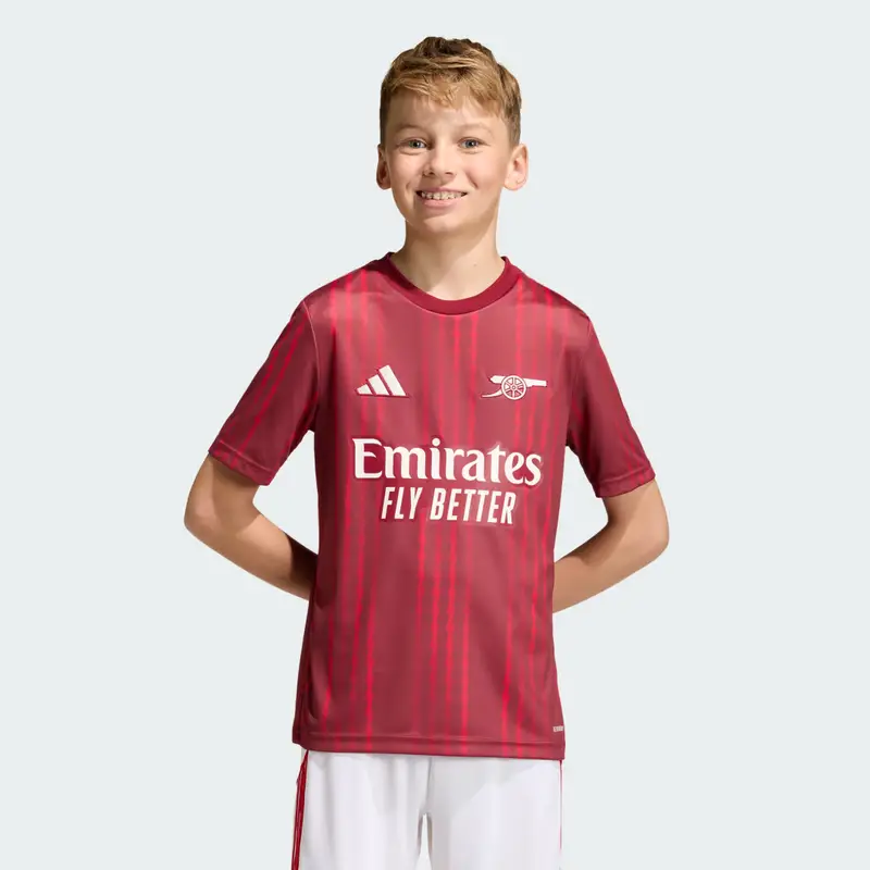 Maglia Pre-Match Kids 26 Arsenal FC Team Coll Burgundy 2 miniatura 3
