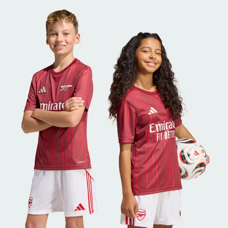 Maglia Pre-Match Kids 26 Arsenal FC Team Coll Burgundy 2