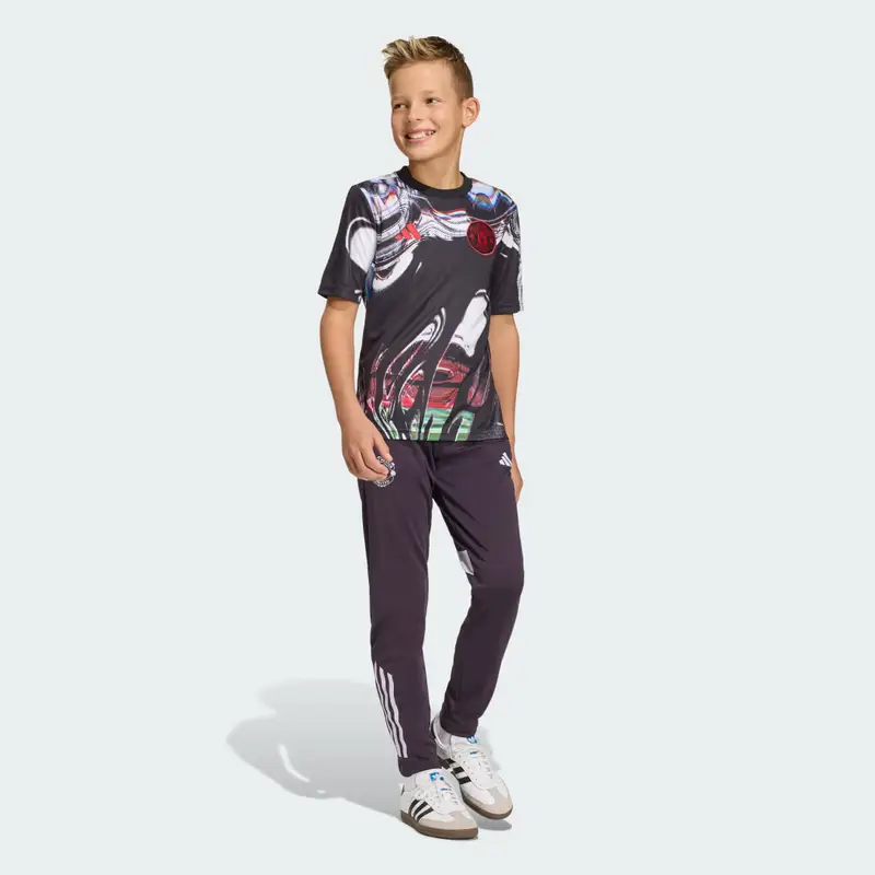 Maglia Pre-Match Manchester United 25/26 Bambini Black miniatura 3