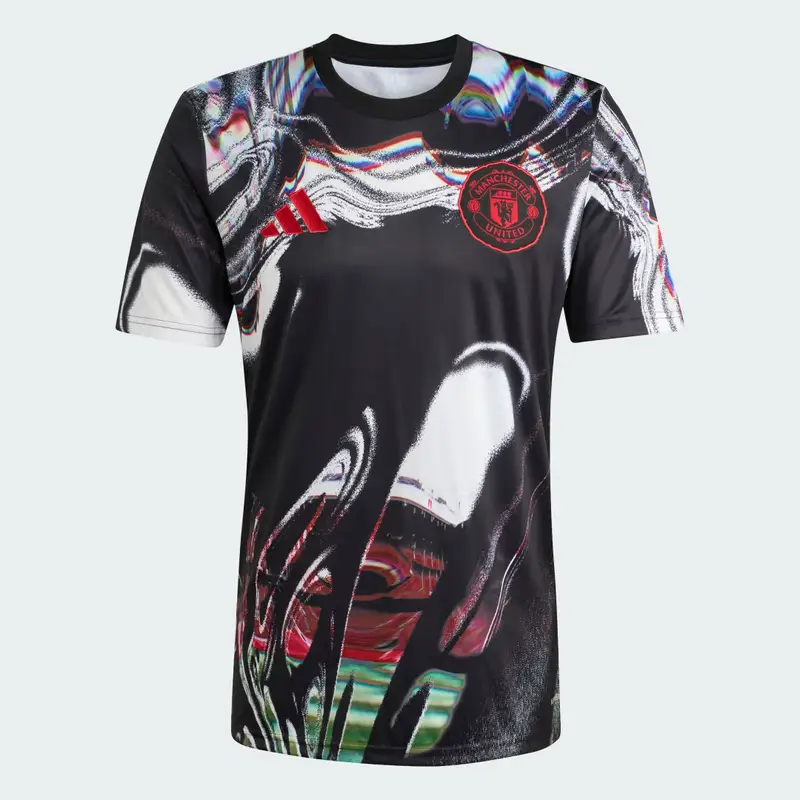 Maglia Pre Match Manchester United 25/26 Black miniatura 4