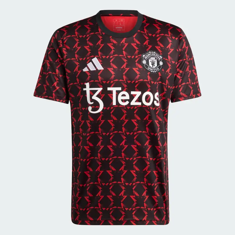 Maglia Pre-Match Manchester United FC Black miniatura 4