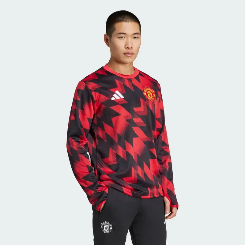 Maglia Pre-Match Warm 25/26 Manchester United FC Mufc Red miniatura 3