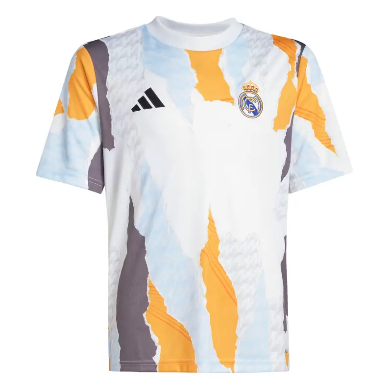 Maglia prematch bambino Real Madrid 2024/25 Blanc