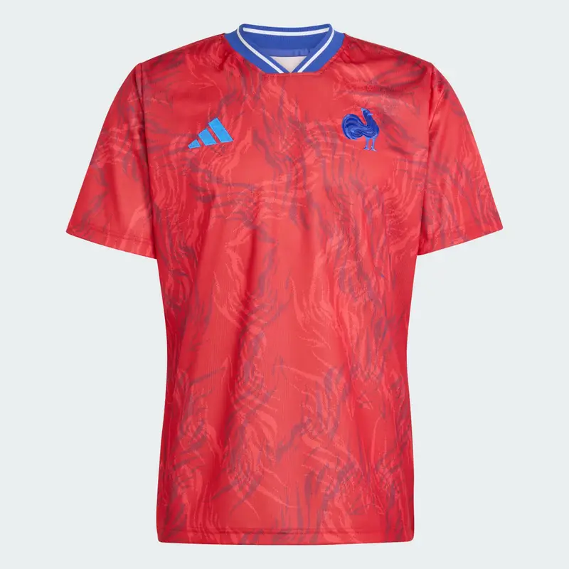 Maglia Prematch Rugby Francia Collegiate Red miniatura 4
