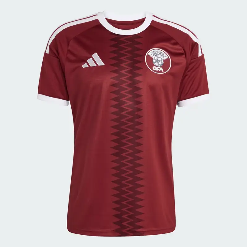 Maglia Qatar 26 Home Noble Maroon
