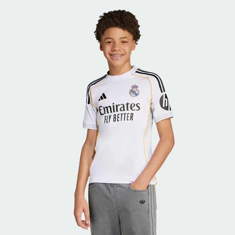 Maglia Real Madrid 25/26 Home Bambini White miniatura 2