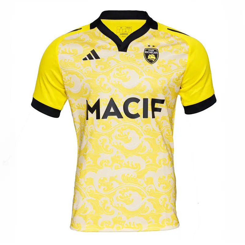 Maglia Replica Esterna Stade Rochelais 24/25 Bambino | Adidas Giallo