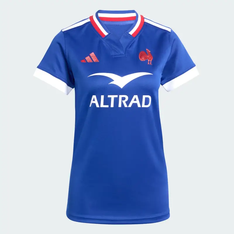 Maglia replica France Rugby Home Womens Semi Lucid Blue