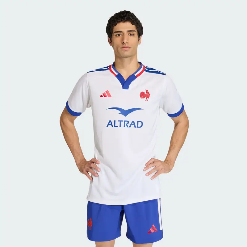 Maglia Replica Rugby Alternate Francia White