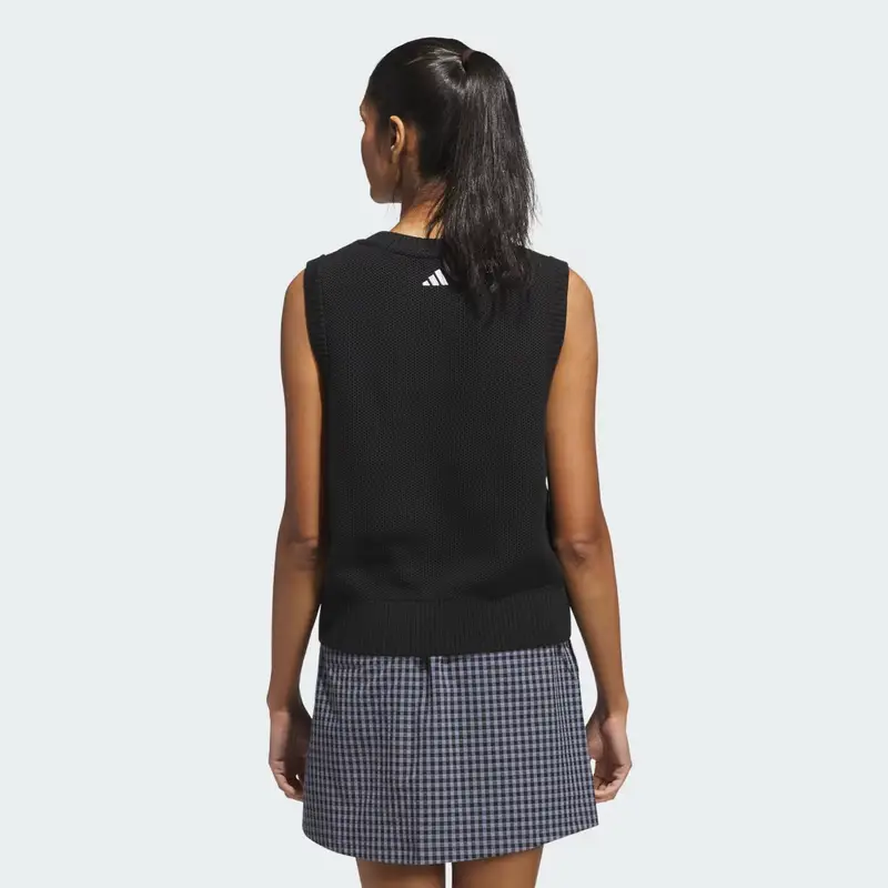 Maglia senza maniche Ultimate365 Knit Tour Black miniatura 2