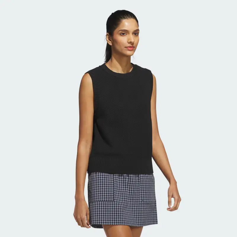 Maglia senza maniche Ultimate365 Knit Tour Black miniatura 3